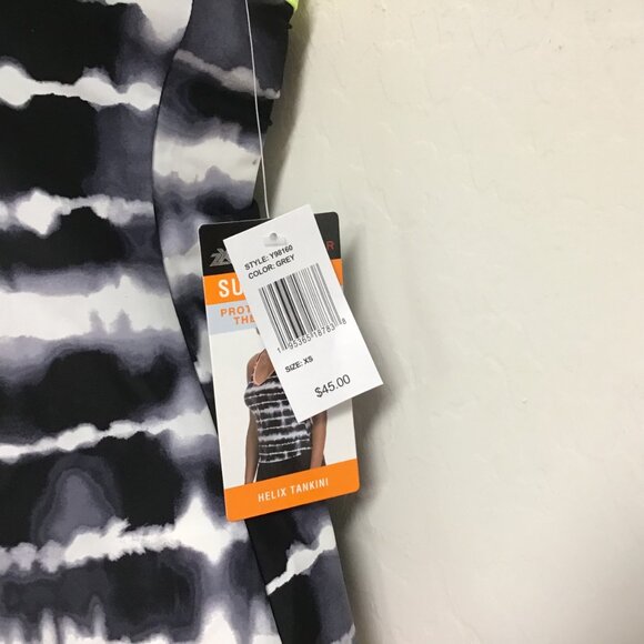 NWT ZeroXposur Women's Tie Dye Print UPF 30+ Padded Tankini Swim Top XS - Picture 4 of 8